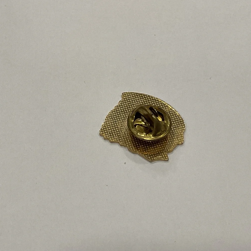 Vintage Enamel Indian Chief Tac Pin 1”